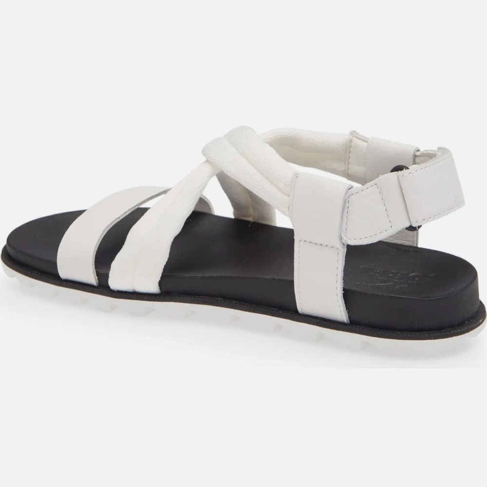 Sorel Women Crisscross Slingback Roaming Decon Sandal Size US 10 White Leather - Picture 3 of 6
